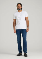 American Tall For Sale | The Essential Modern Fit V-Neck Tee for Tall Men in White