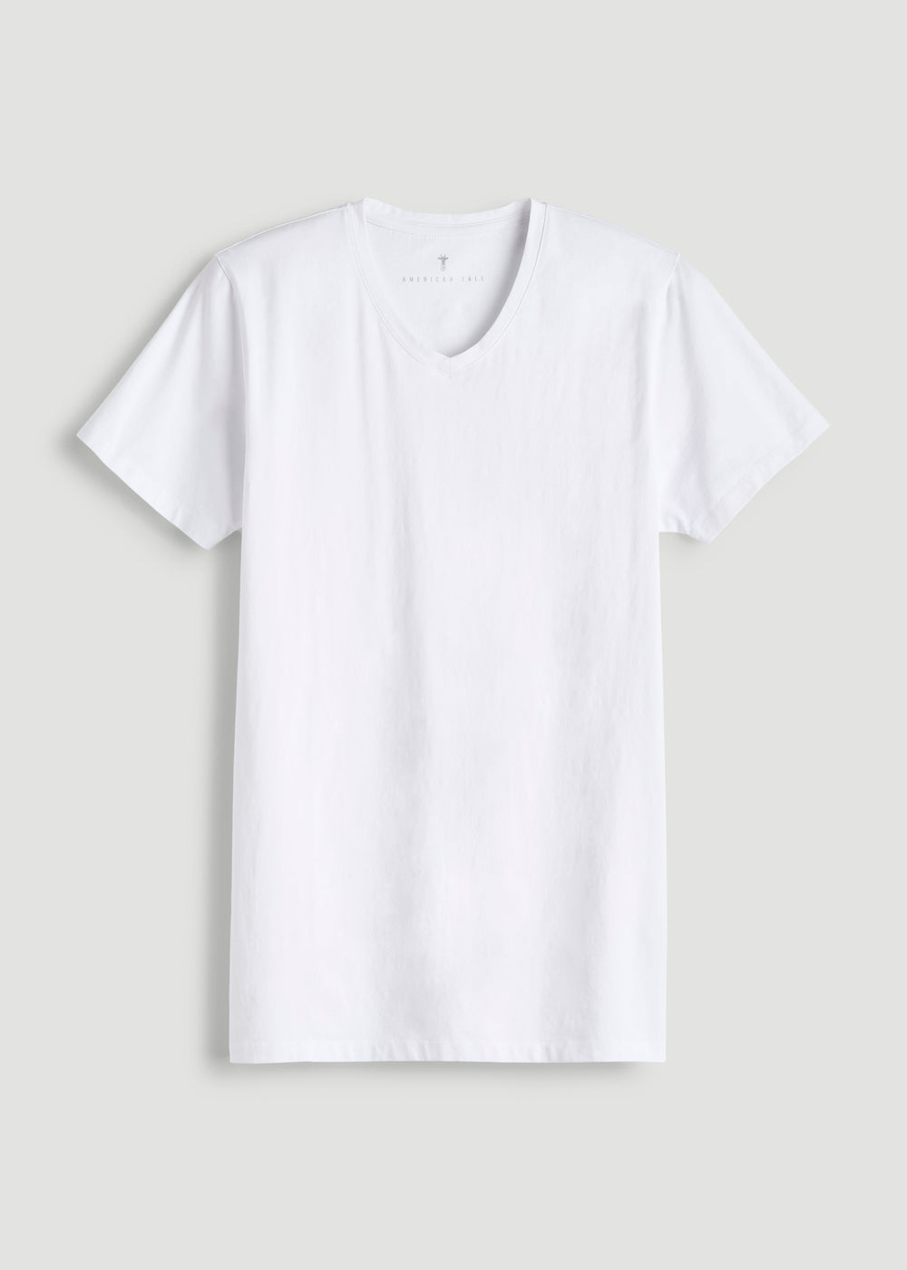 American Tall For Sale | The Essential Modern Fit V-Neck Tee for Tall Men in White
