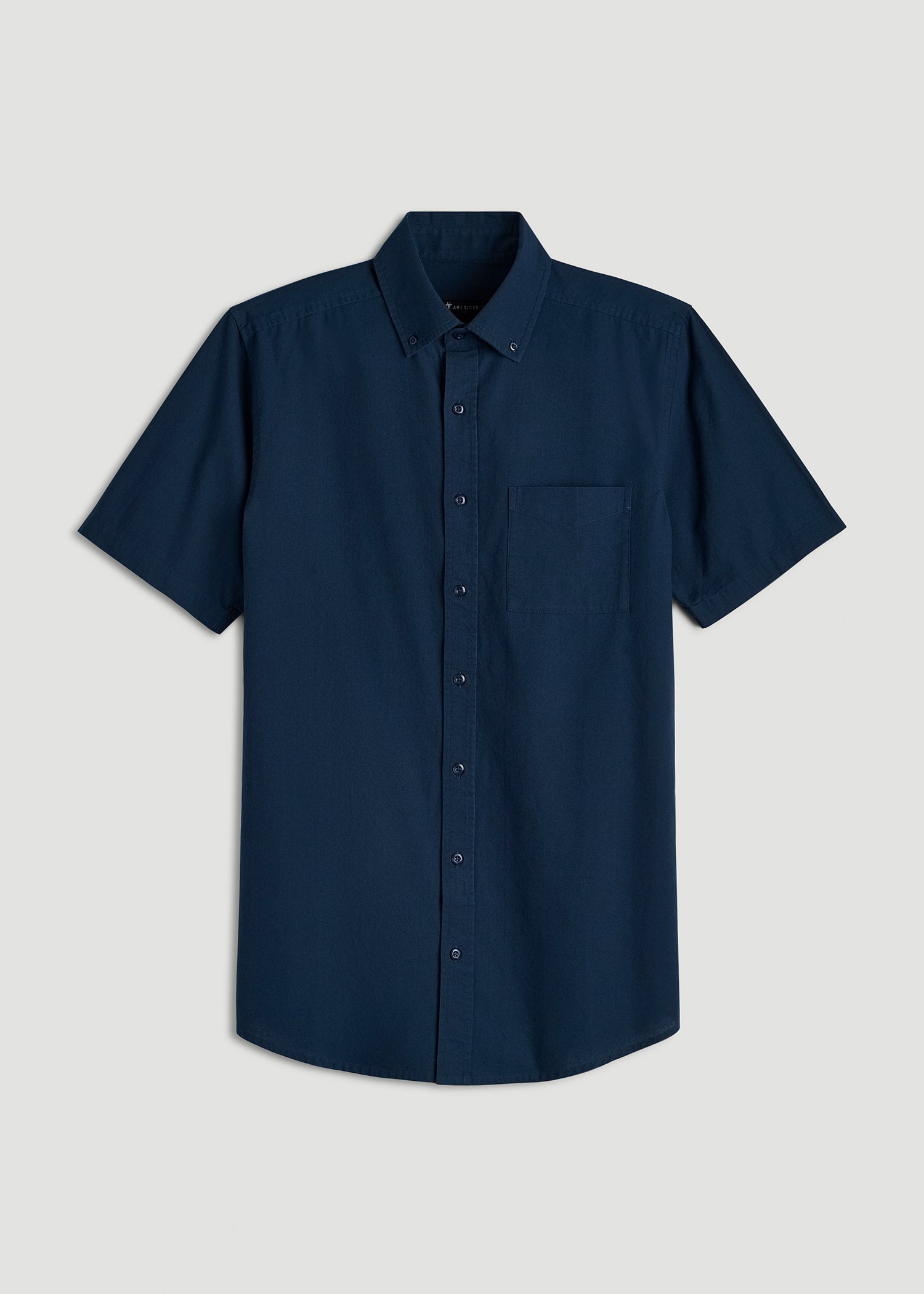 American Tall Discount | Short Sleeve Shirt for Tall Men in Navy Blue