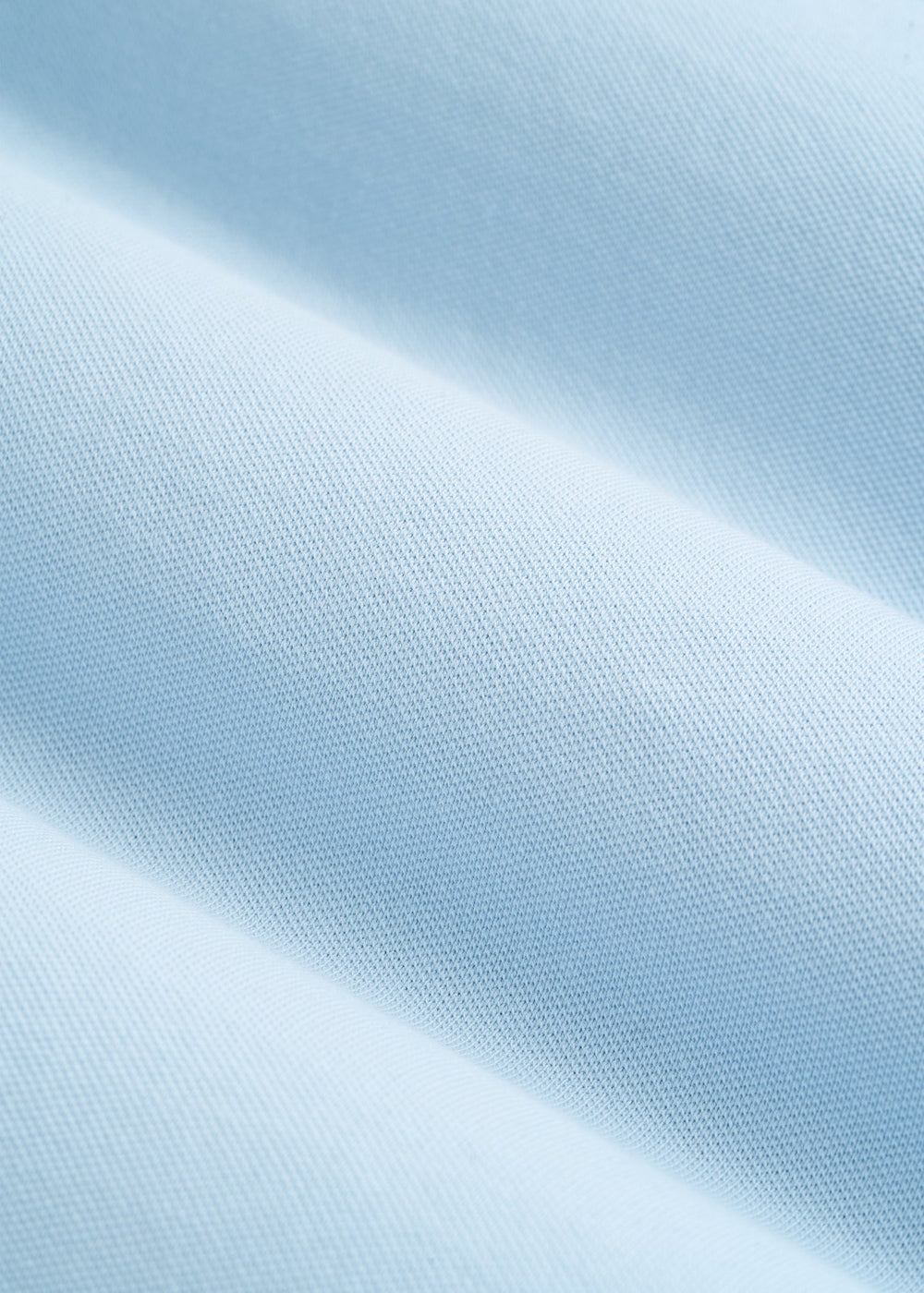 American Tall Outlet | Pique Knit Stretch Short Sleeve Shirt for Tall Men in Ice Blue