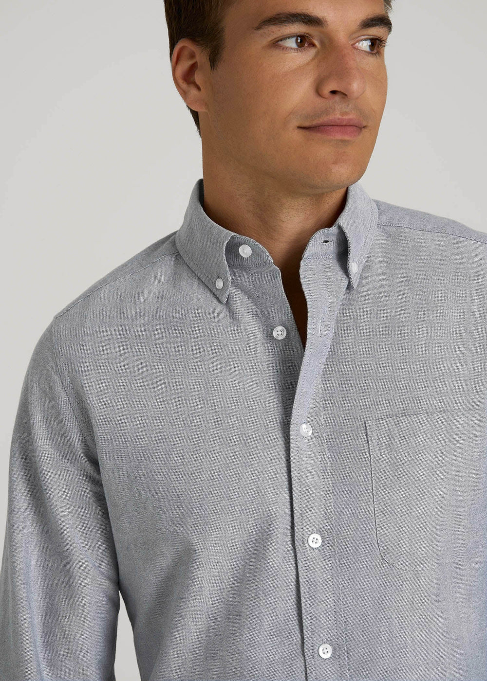 American Tall For Sale | Oxford Cloth Button Down Shirt for Tall Men in Tradewinds Blue