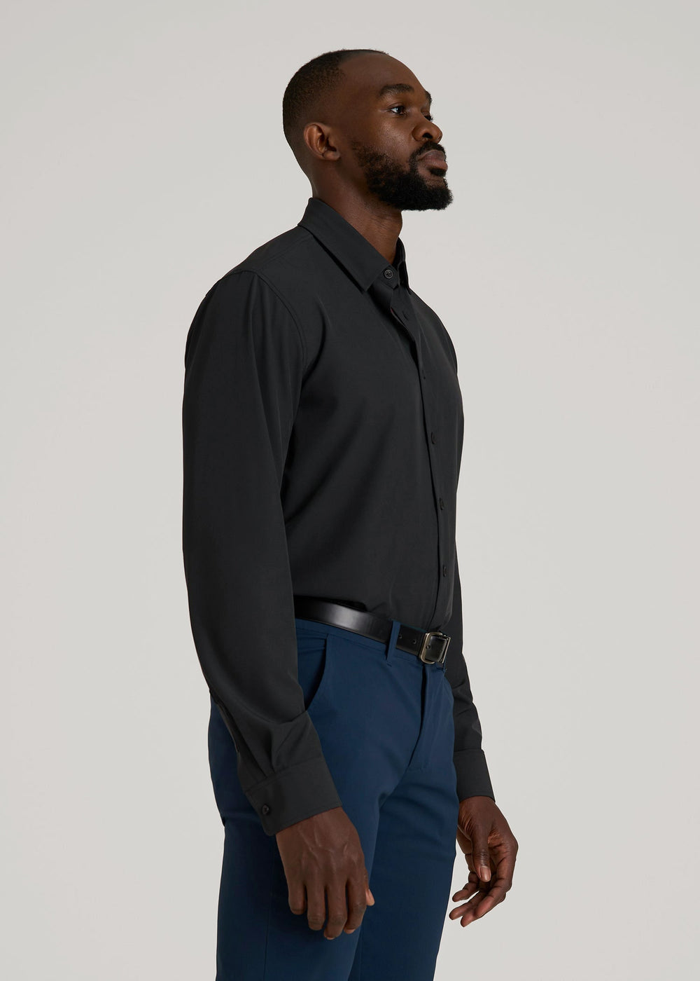 American Tall Online Shop | Traveler Stretch Dress Shirt in Black