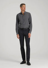 American Tall Online | Traveler Stretch Dress Shirt in Charcoal Micro Check