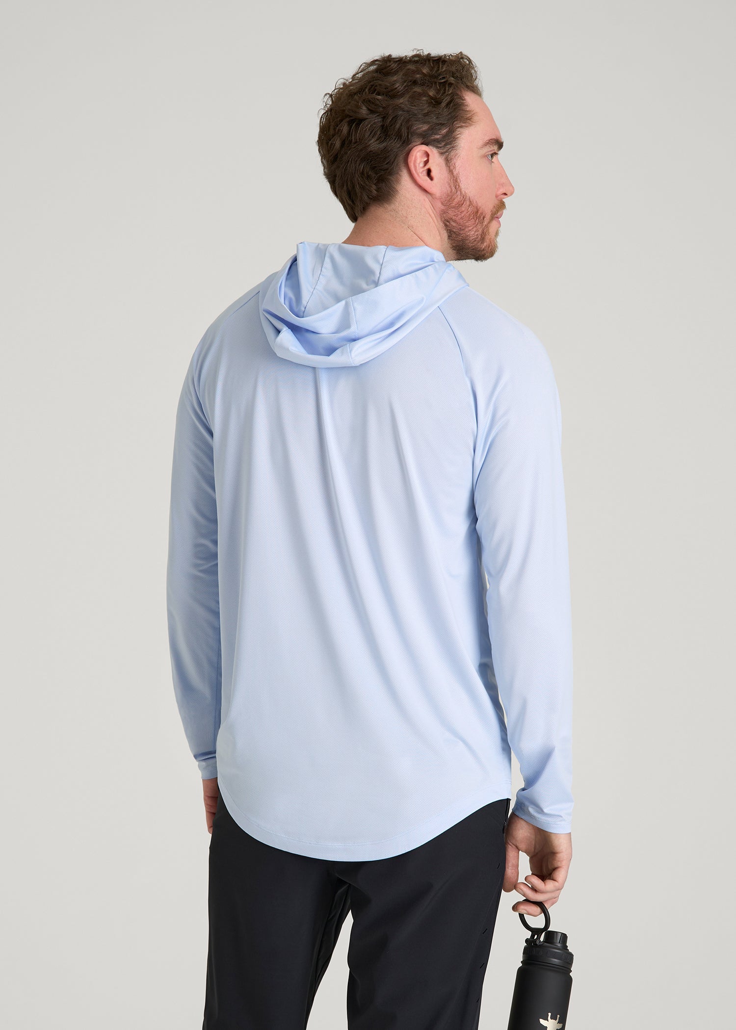 American Tall Online Shop | A.T. Performance Training Hoodie for Tall Men in Airy Blue