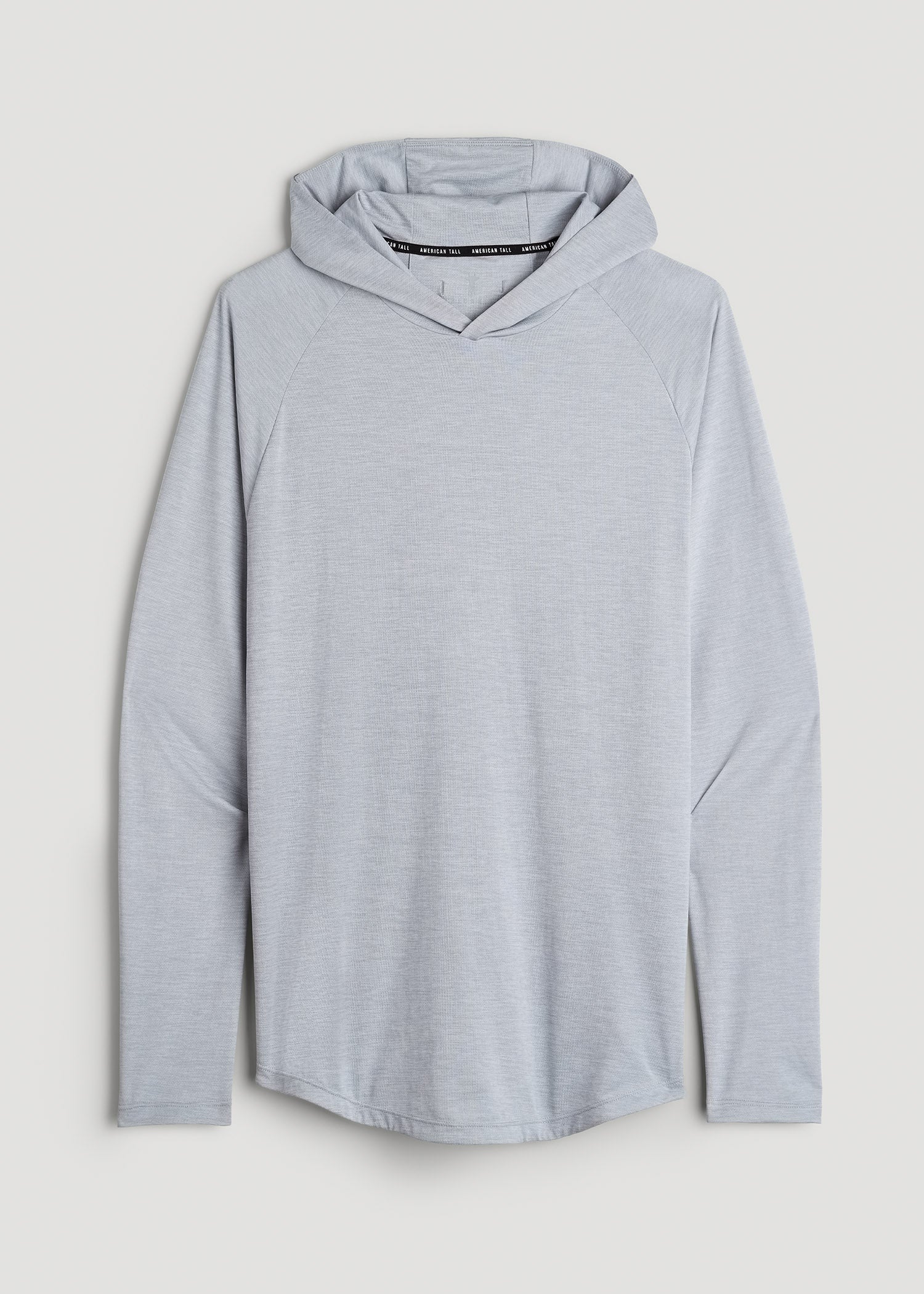 American Tall Online | A.T. Performance Training Hoodie for Tall Men in Light Silver