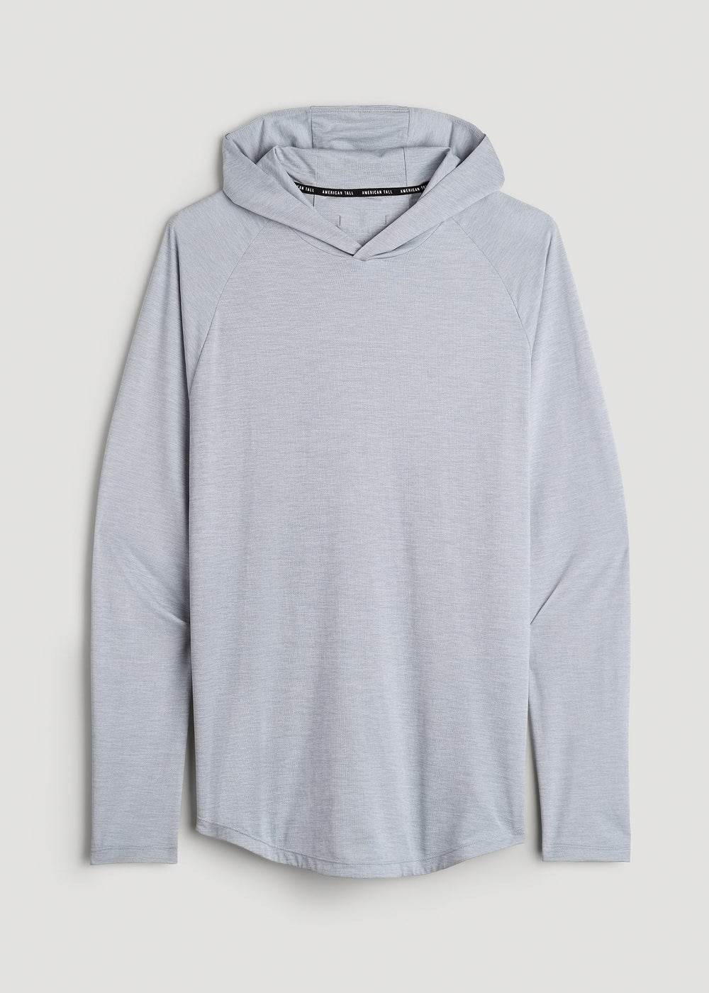 American Tall Online | A.T. Performance Training Hoodie for Tall Men in Light Silver