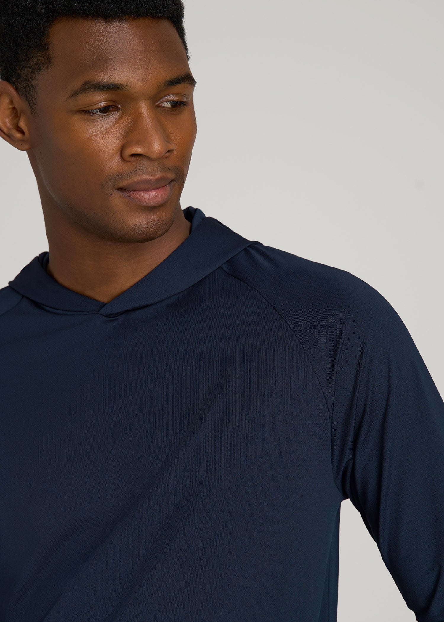 American Tall Outlet | A.T. Performance Training Hoodie for Tall Men in Evening Blue