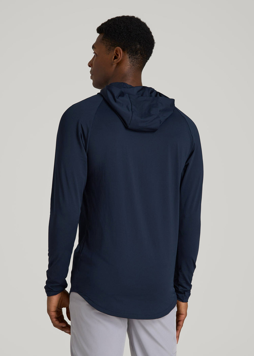 American Tall Outlet | A.T. Performance Training Hoodie for Tall Men in Evening Blue