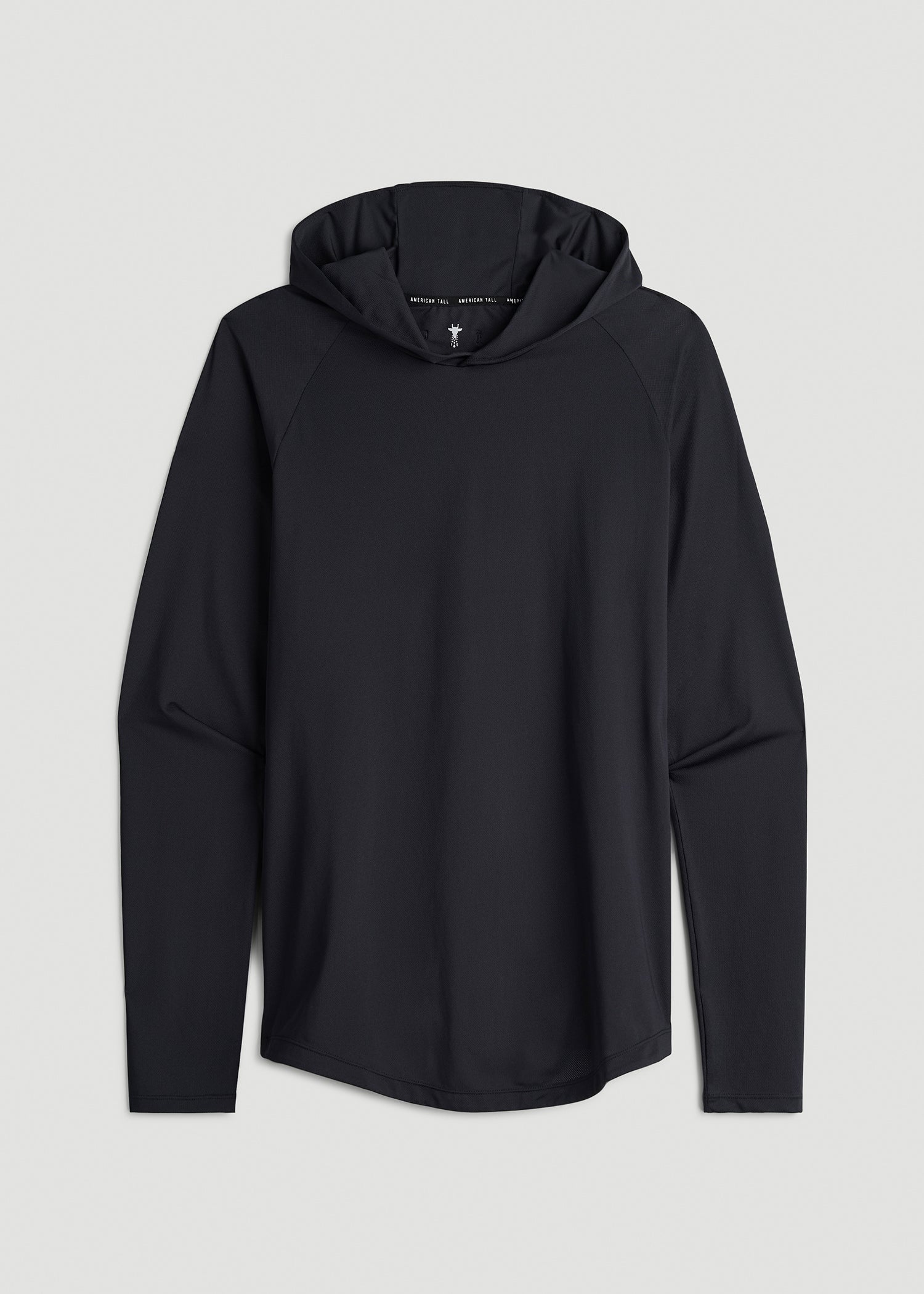American Tall For Sale | A.T. Performance Training Hoodie for Tall Men in Black