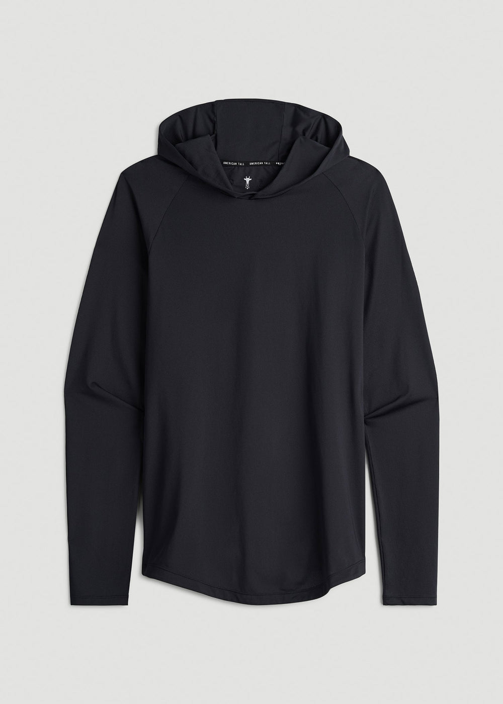 American Tall For Sale | A.T. Performance Training Hoodie for Tall Men in Black