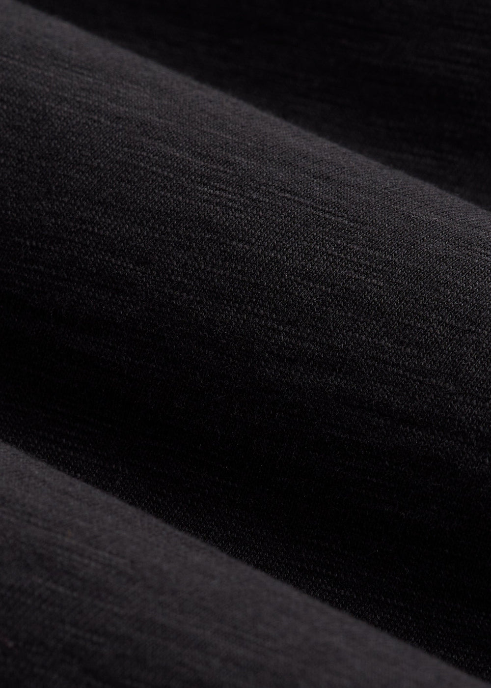American Tall Online Shop | Three-Button Long Sleeve Slub Henley for Tall Men in Black