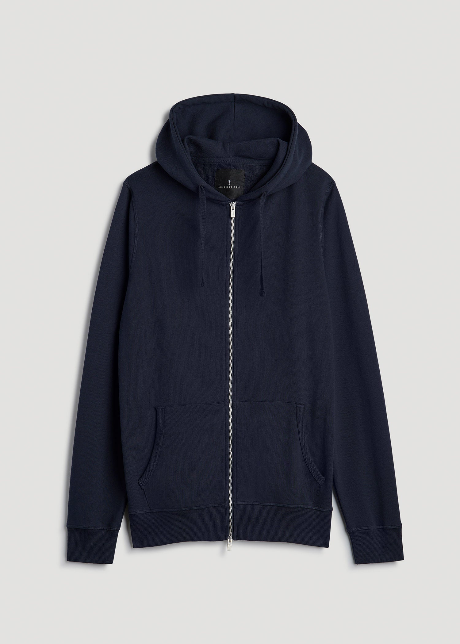 American Tall Online | Wearever 2.0 French Terry Full-Zip Hoodie for Tall Men in Evening Blue