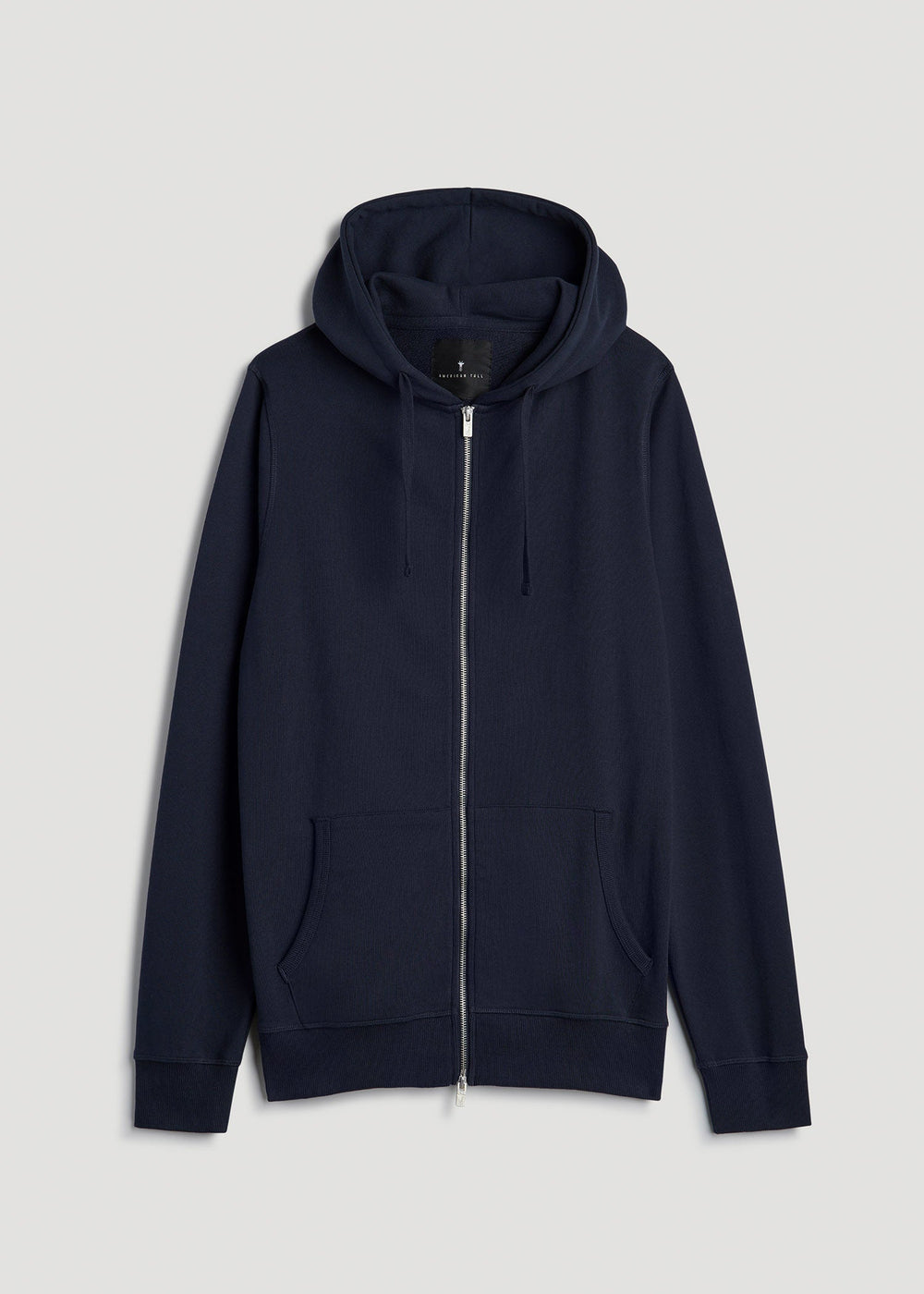American Tall Online | Wearever 2.0 French Terry Full-Zip Hoodie for Tall Men in Evening Blue