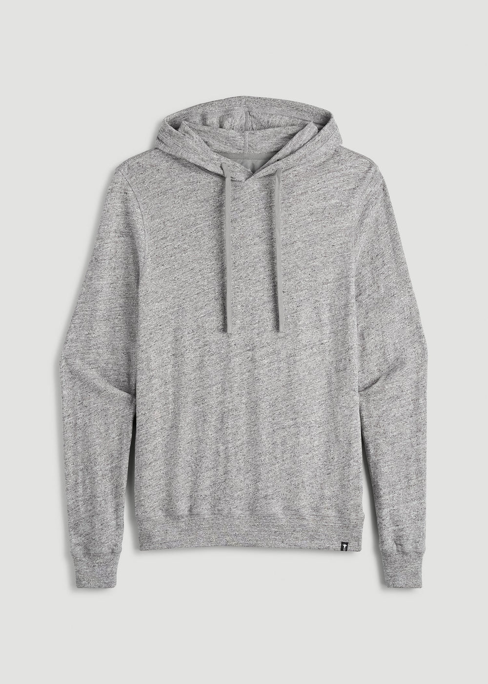 American Tall Online | Sunwashed Slub Pullover Hoodie for Tall Men in Heathered Grey