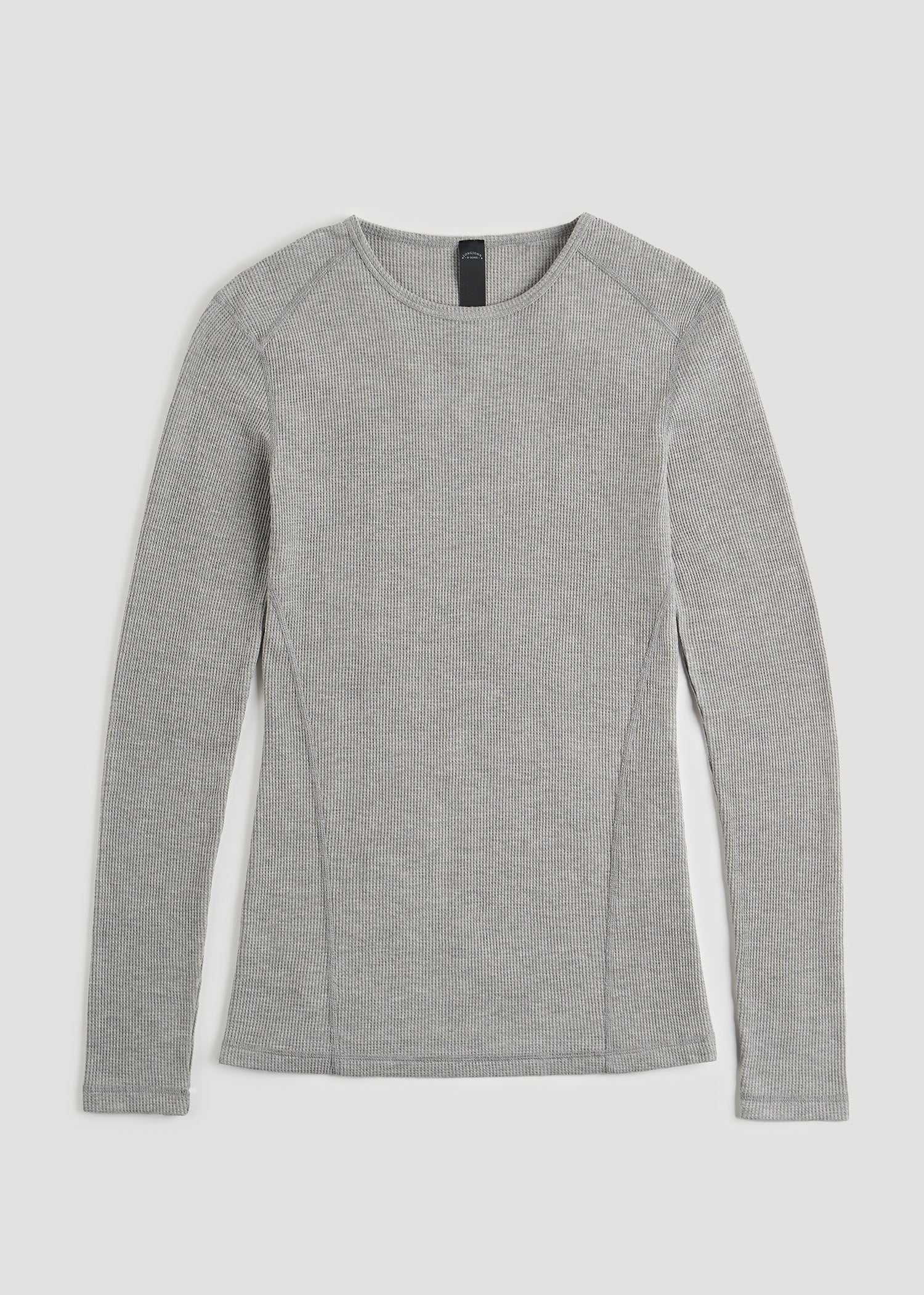 American Tall Outlet | LJ&S Long Thermal Undershirt for Tall Men in Grey Mix