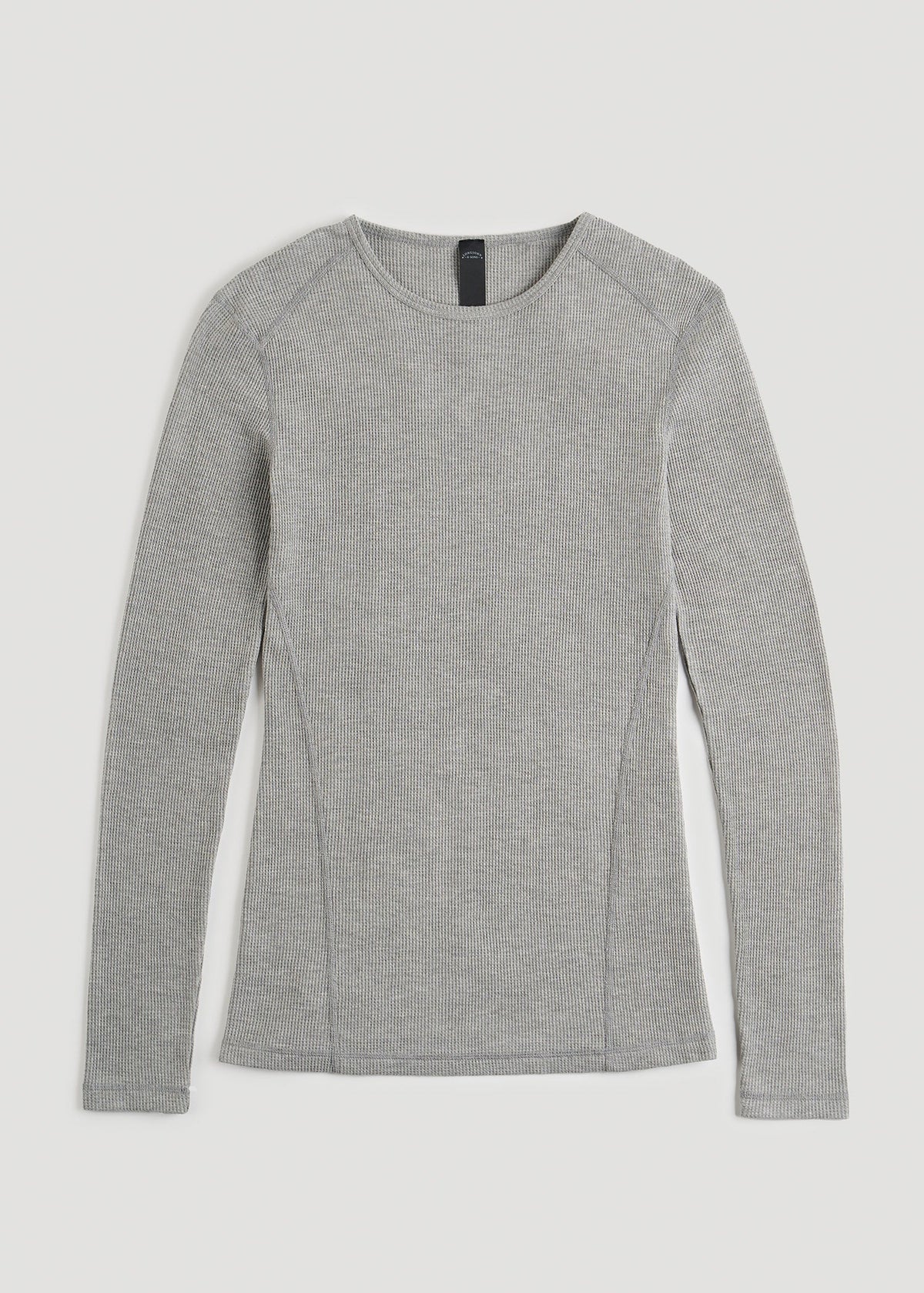 American Tall Outlet | LJ&S Long Thermal Undershirt for Tall Men in Grey Mix