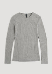 American Tall Outlet | LJ&S Long Thermal Undershirt for Tall Men in Grey Mix