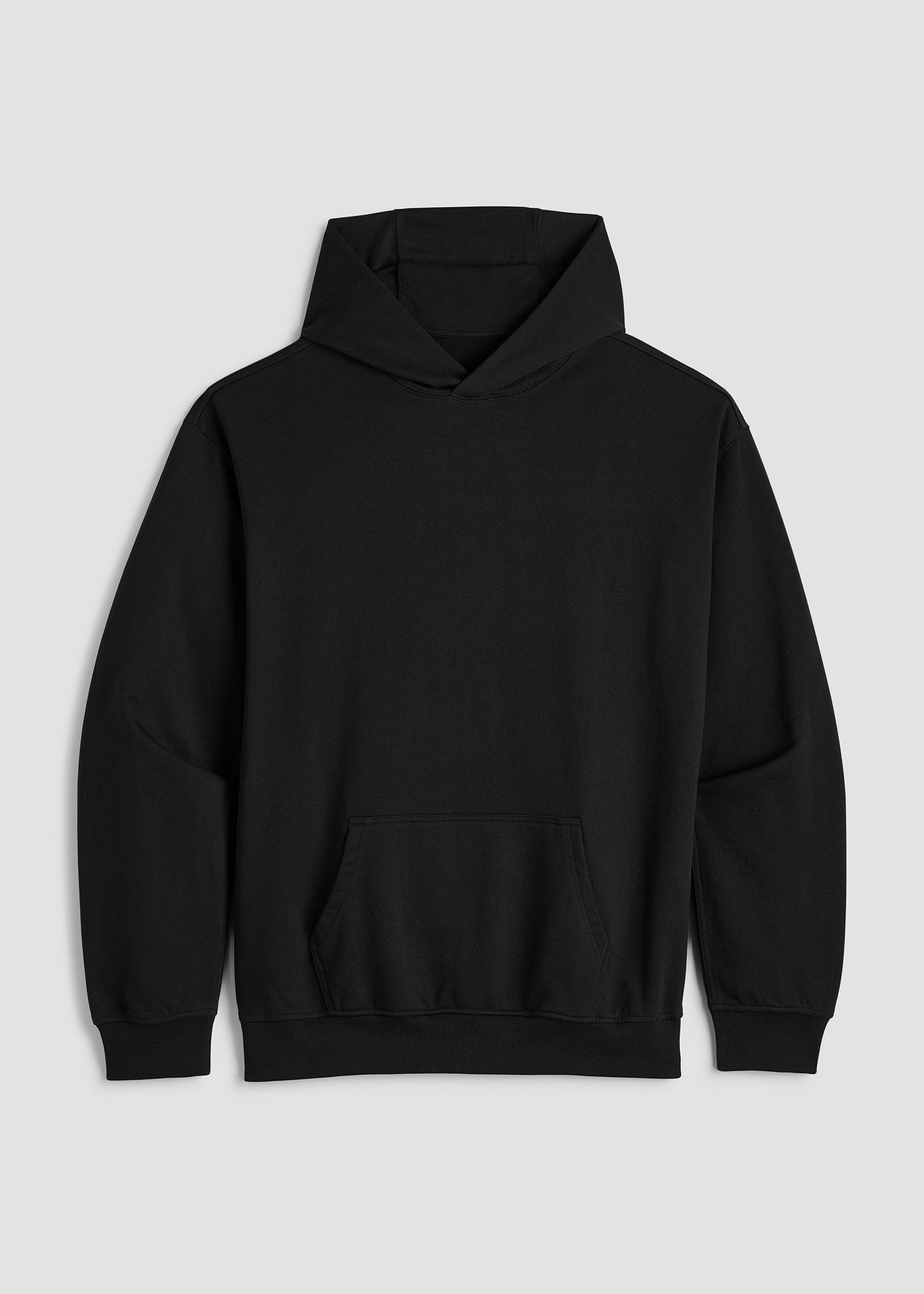 American Tall For Sale | Everyday French Terry Popover Hoodie for Tall Men in Black