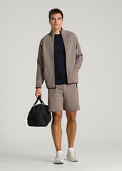 American Tall Online | Tech Motion Fleece Full-Zip Jacket for Tall Men in Portobello