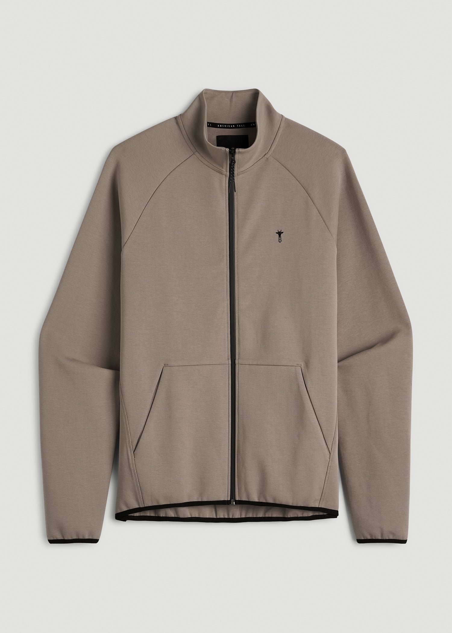 American Tall Online | Tech Motion Fleece Full-Zip Jacket for Tall Men in Portobello