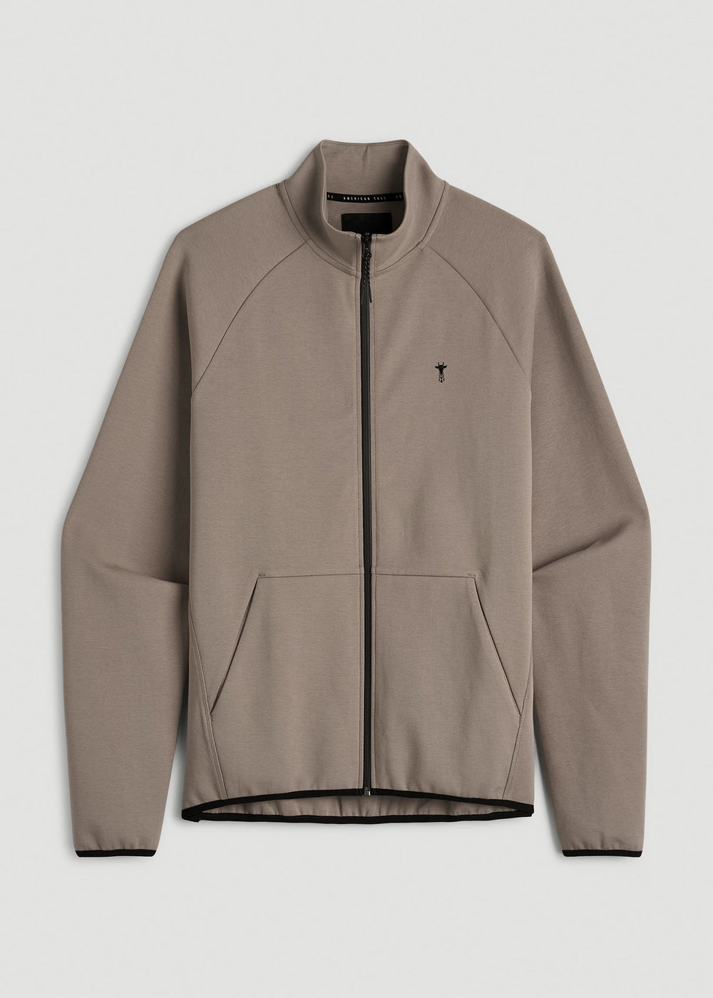 American Tall Online | Tech Motion Fleece Full-Zip Jacket for Tall Men in Portobello