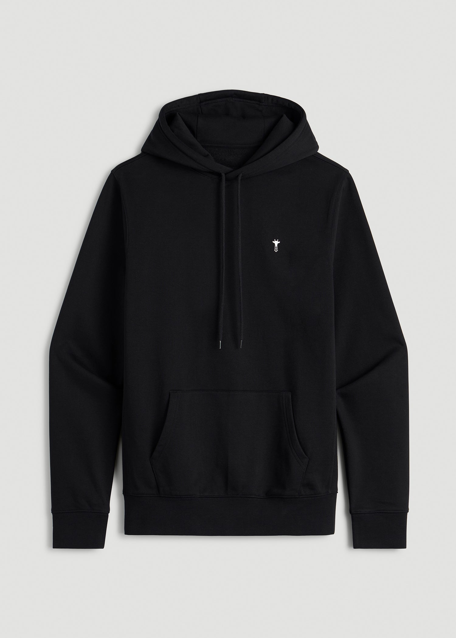 American Tall Outlet | Core Motion Fleece Popover Hoodie for Tall Men in Black