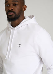 American Tall For Sale | Core Motion Fleece Popover Hoodie for Tall Men in White