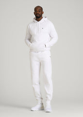 American Tall For Sale | Core Motion Fleece Popover Hoodie for Tall Men in White