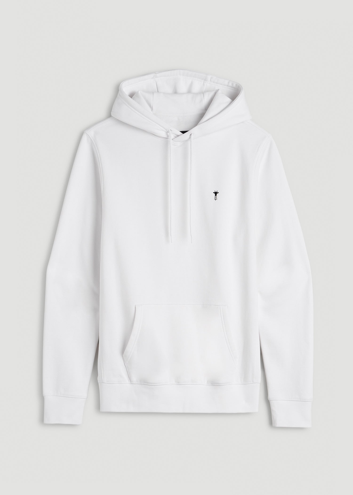 American Tall For Sale | Core Motion Fleece Popover Hoodie for Tall Men in White