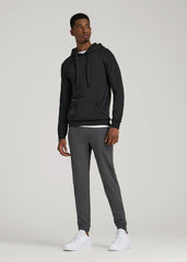 American Tall Discount | Wearever 2.0 Fleece Hoodie for Tall Men in Black