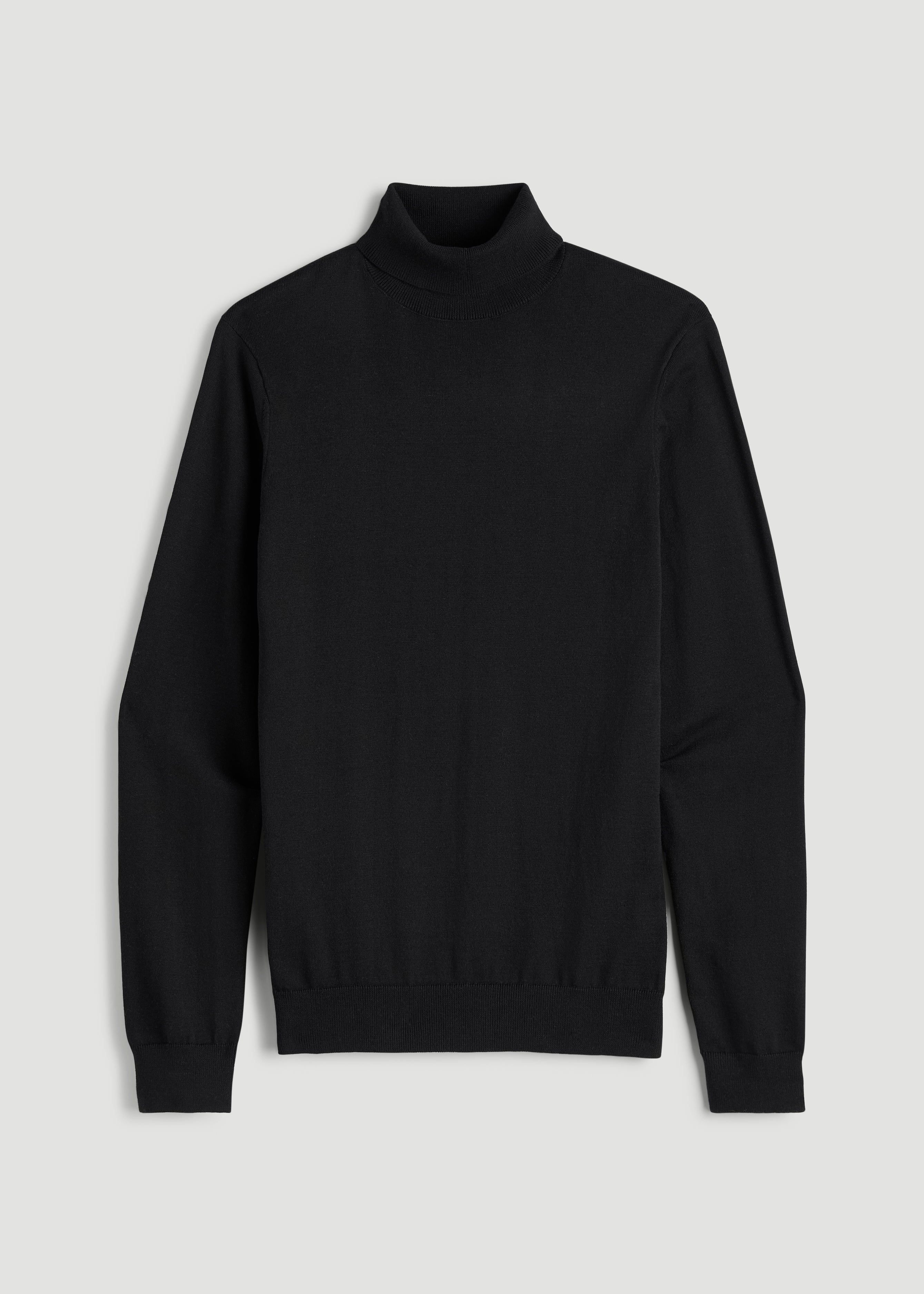 American Tall Online Shop | Turtleneck Sweater for Tall Men in Black