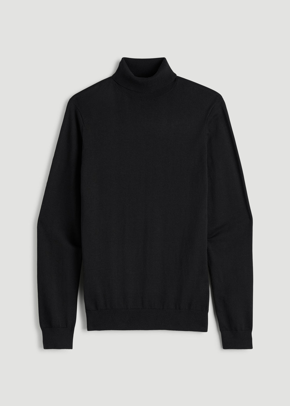 American Tall Online Shop | Turtleneck Sweater for Tall Men in Black