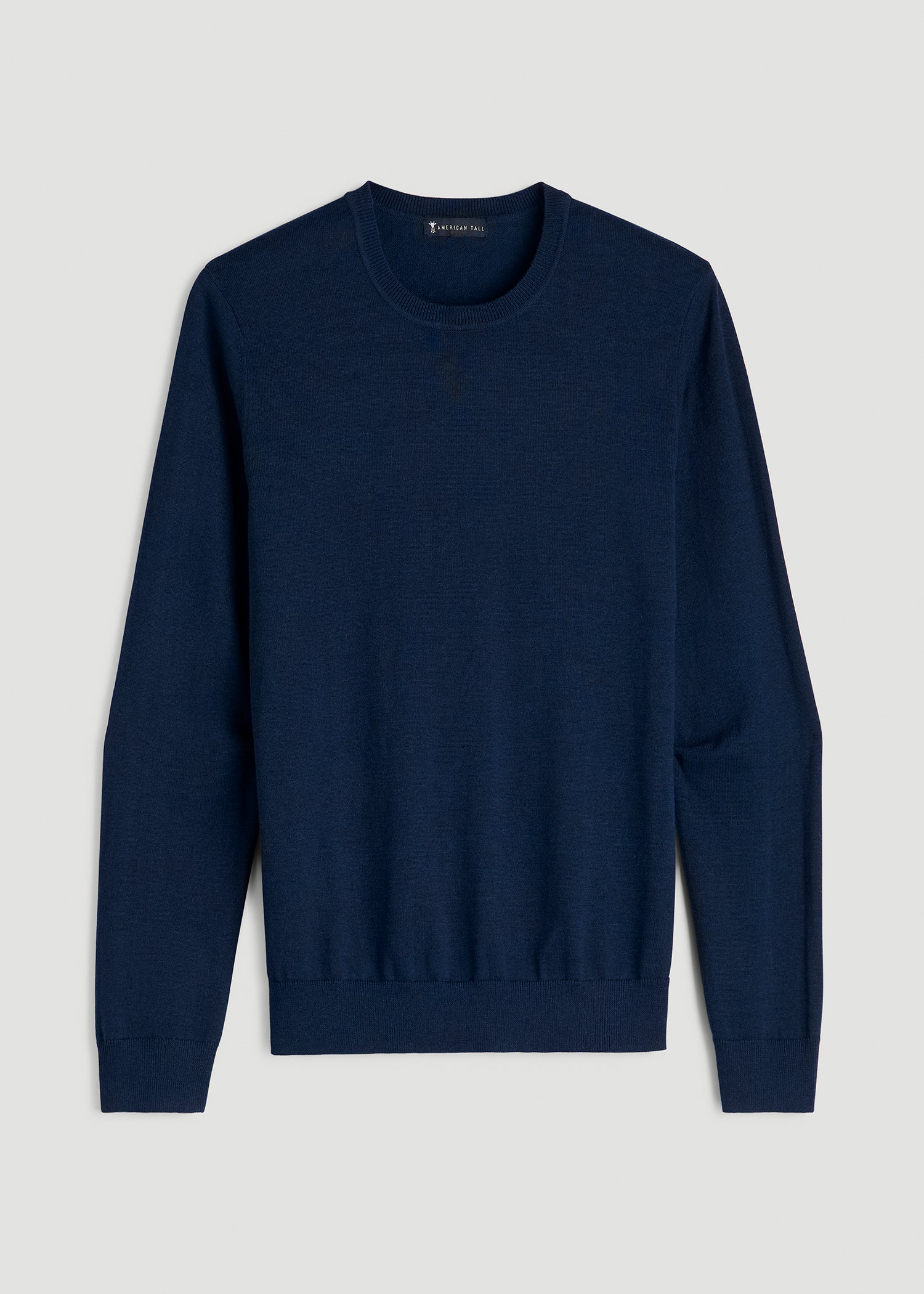 American Tall Online | Everyday Crewneck Sweater for Tall Men in Patriot Blue