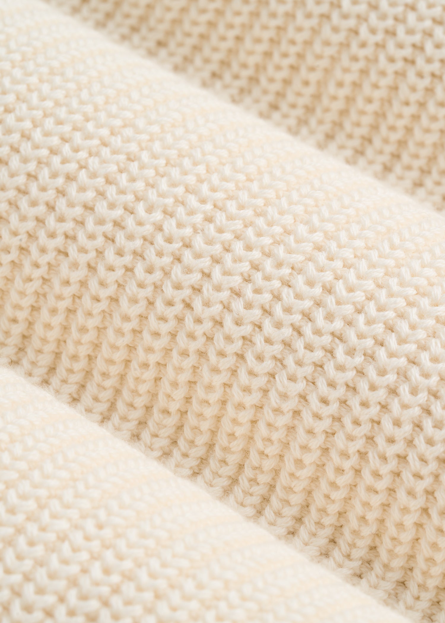 American Tall Sale | Ribbed Knit V-Neck Sweater for Tall Men in Natural