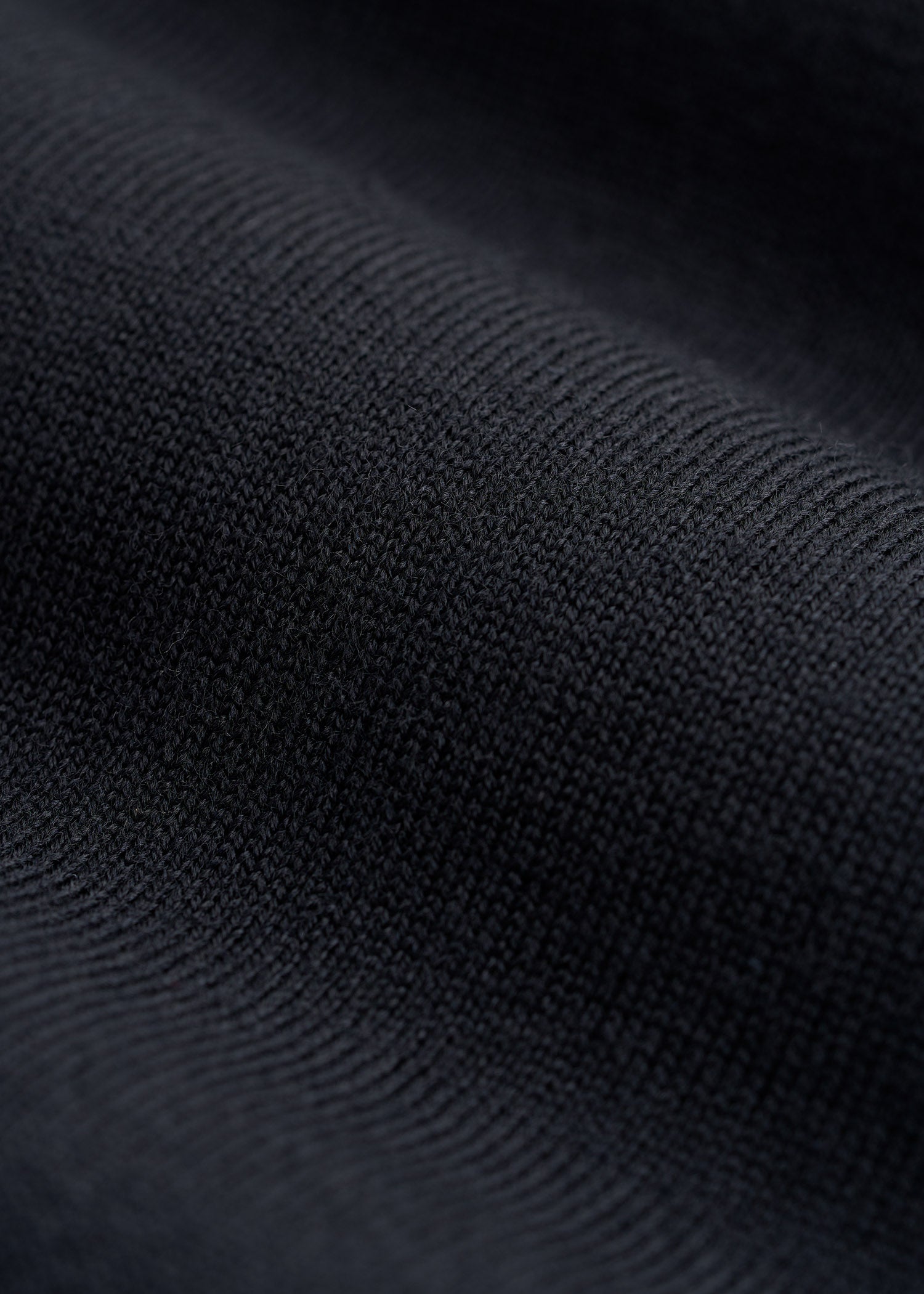 American Tall Outlet | Merino Wool Crewneck Tip Sweater for Tall Men in Black