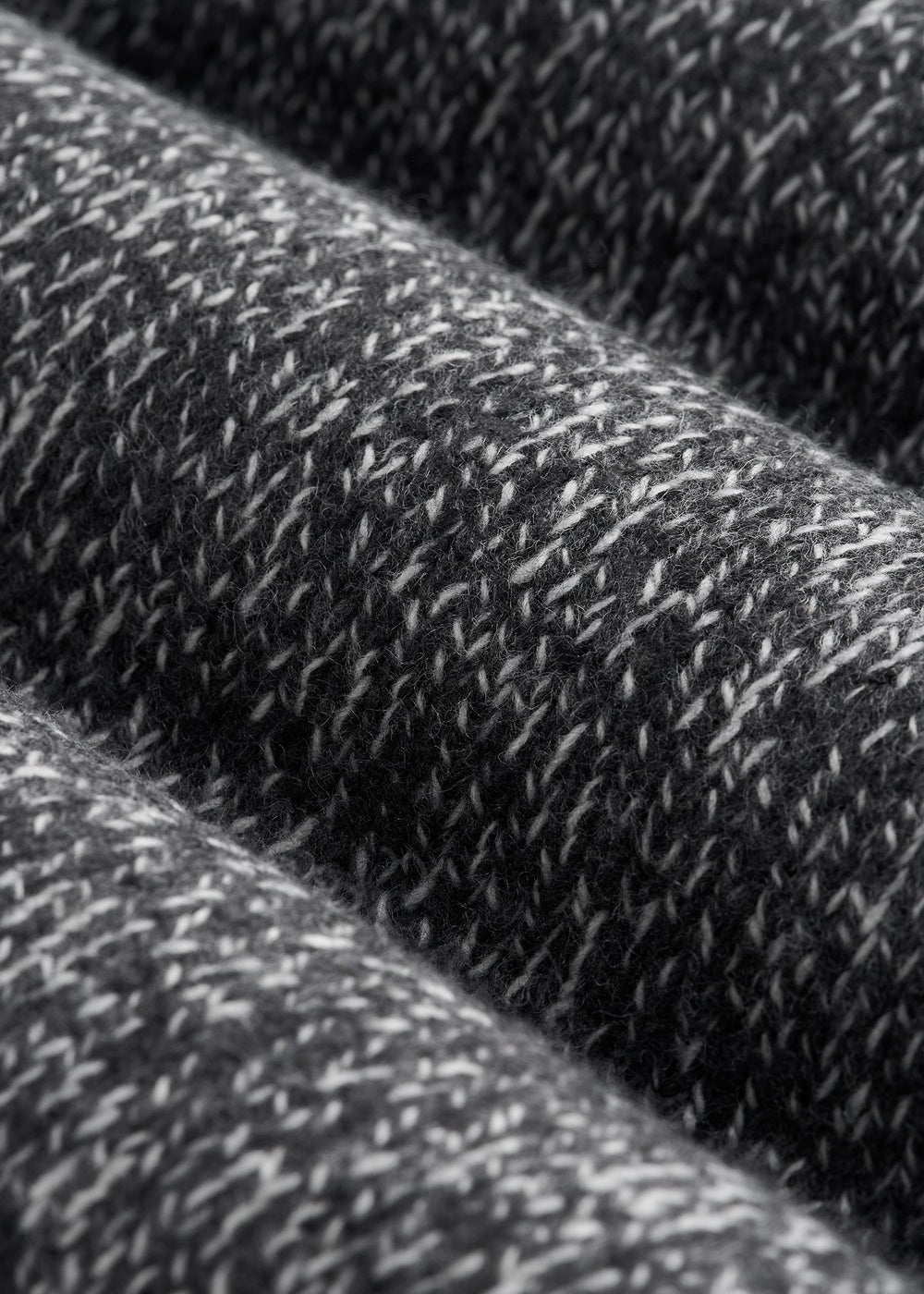 American Tall Online | Wool Blend Marled Turtleneck for Tall Men in Charcoal Multi