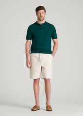 American Tall Online | Classic Polo with Embroidered Logo for Tall Men in Deep Teal