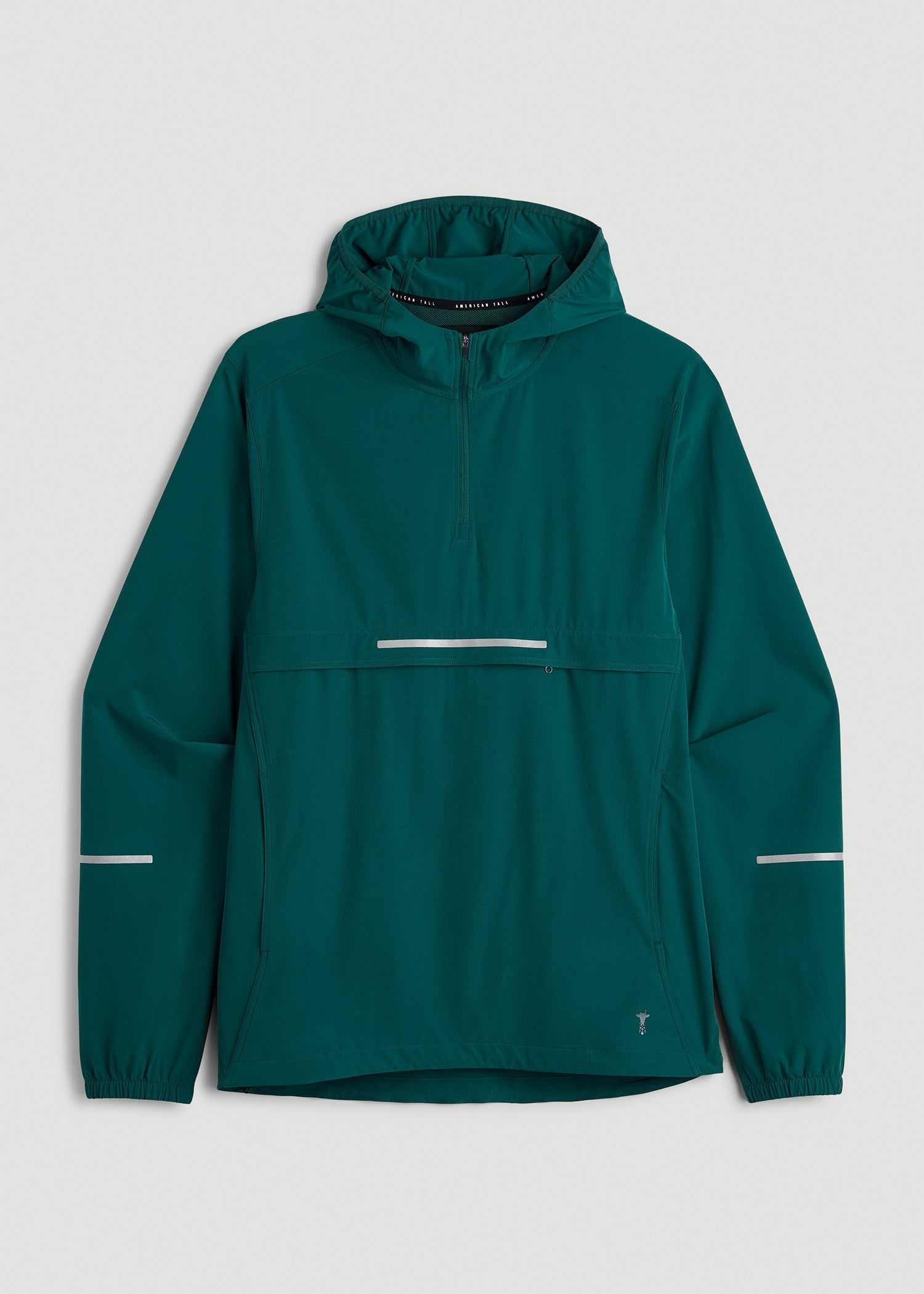 American Tall Online Shop | Featherweight Packable Anorak for Tall Men in Deep Teal