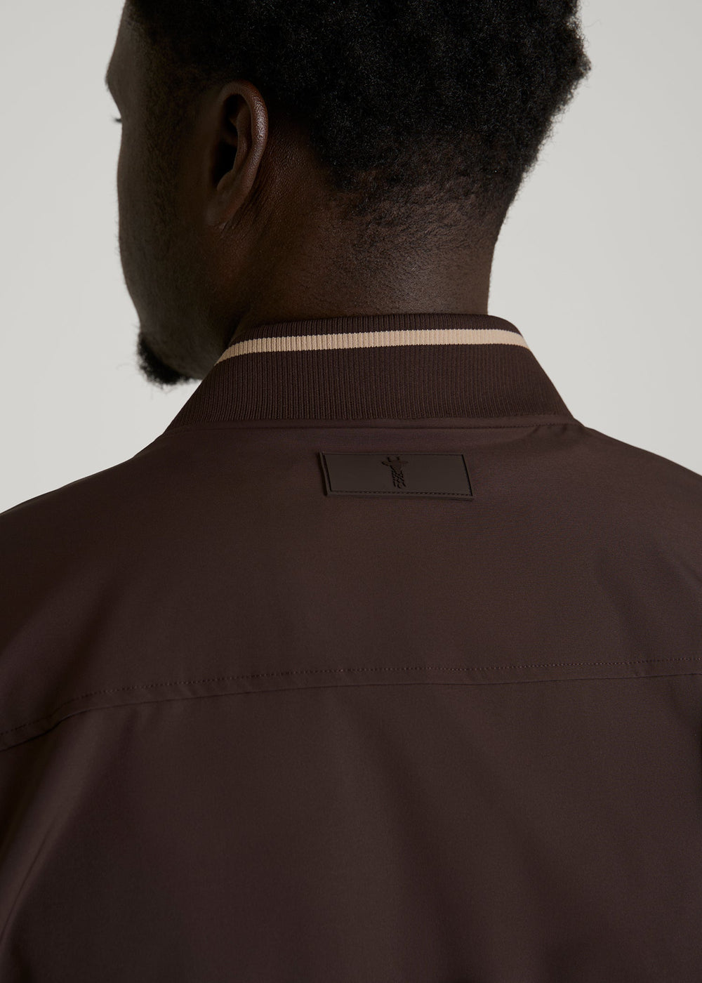 American Tall Discount | A.T. Bomber Jacket for Tall Men in Espresso