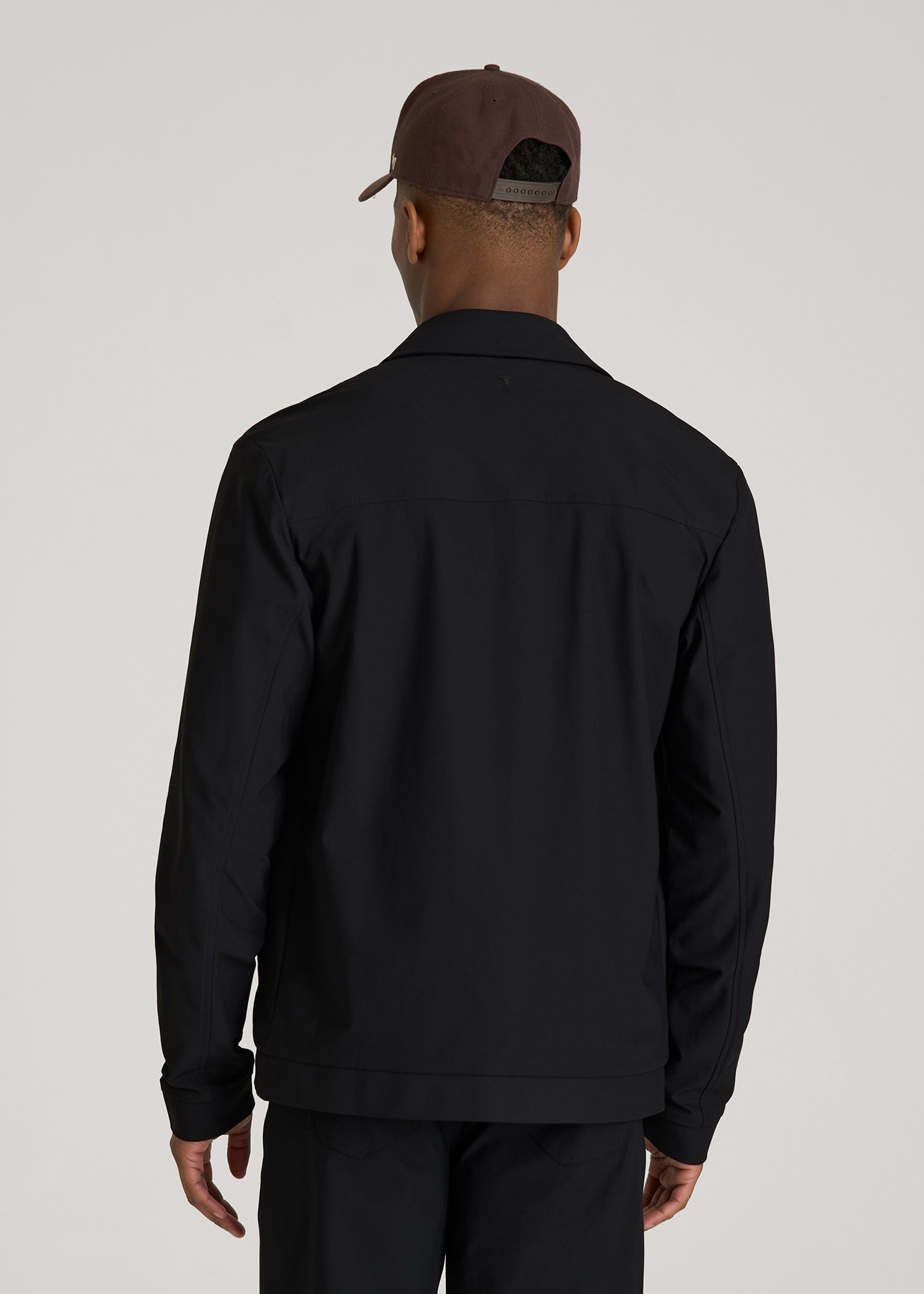 American Tall Online | Traveler Bomber Jacket for Tall Men in Black