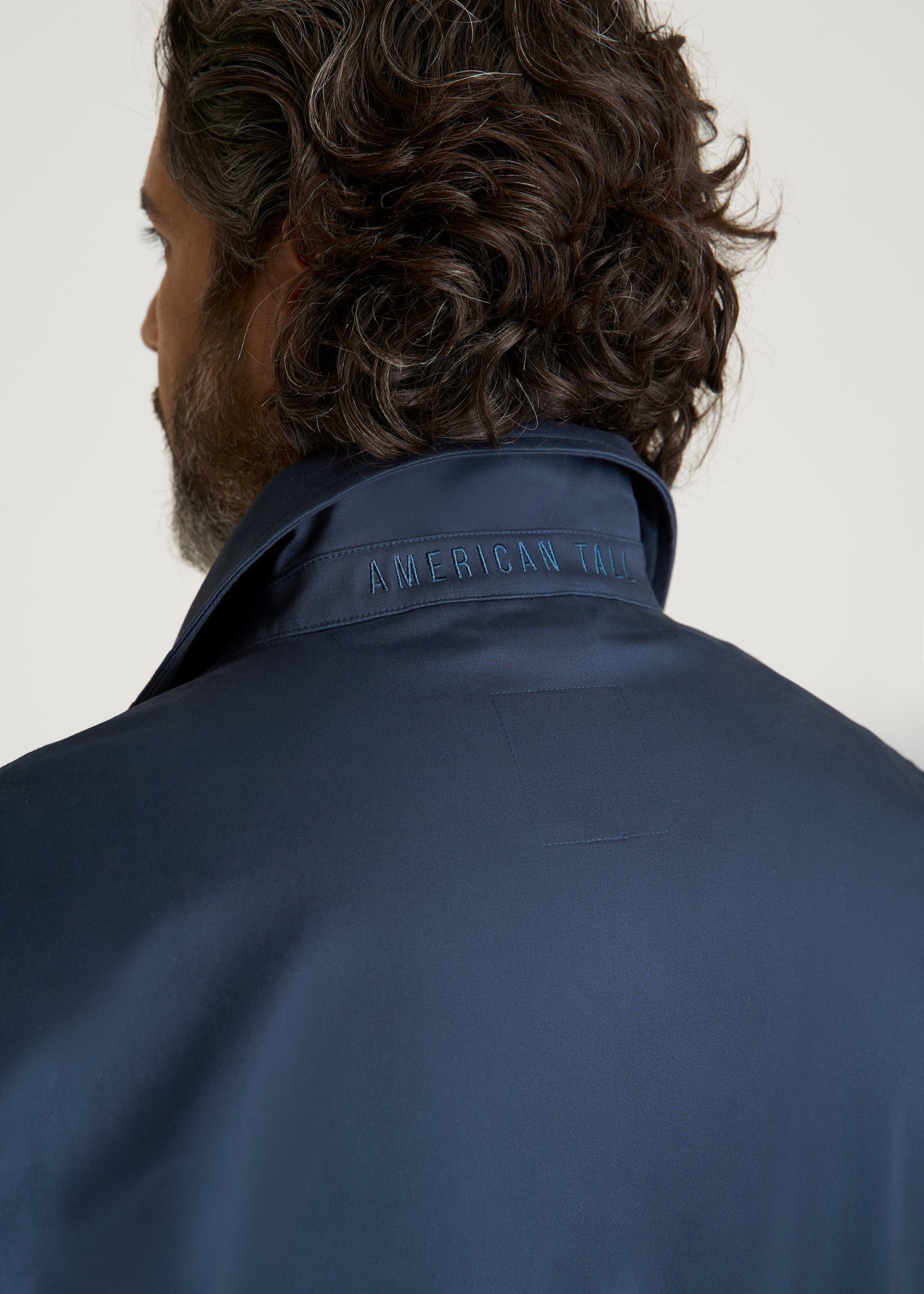 American Tall Sale | Harrington Jacket for Tall Men in Navy Blue