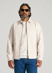 American Tall Outlet | Harrington Jacket for Tall Men in Crystal Sand