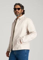 American Tall Outlet | Harrington Jacket for Tall Men in Crystal Sand
