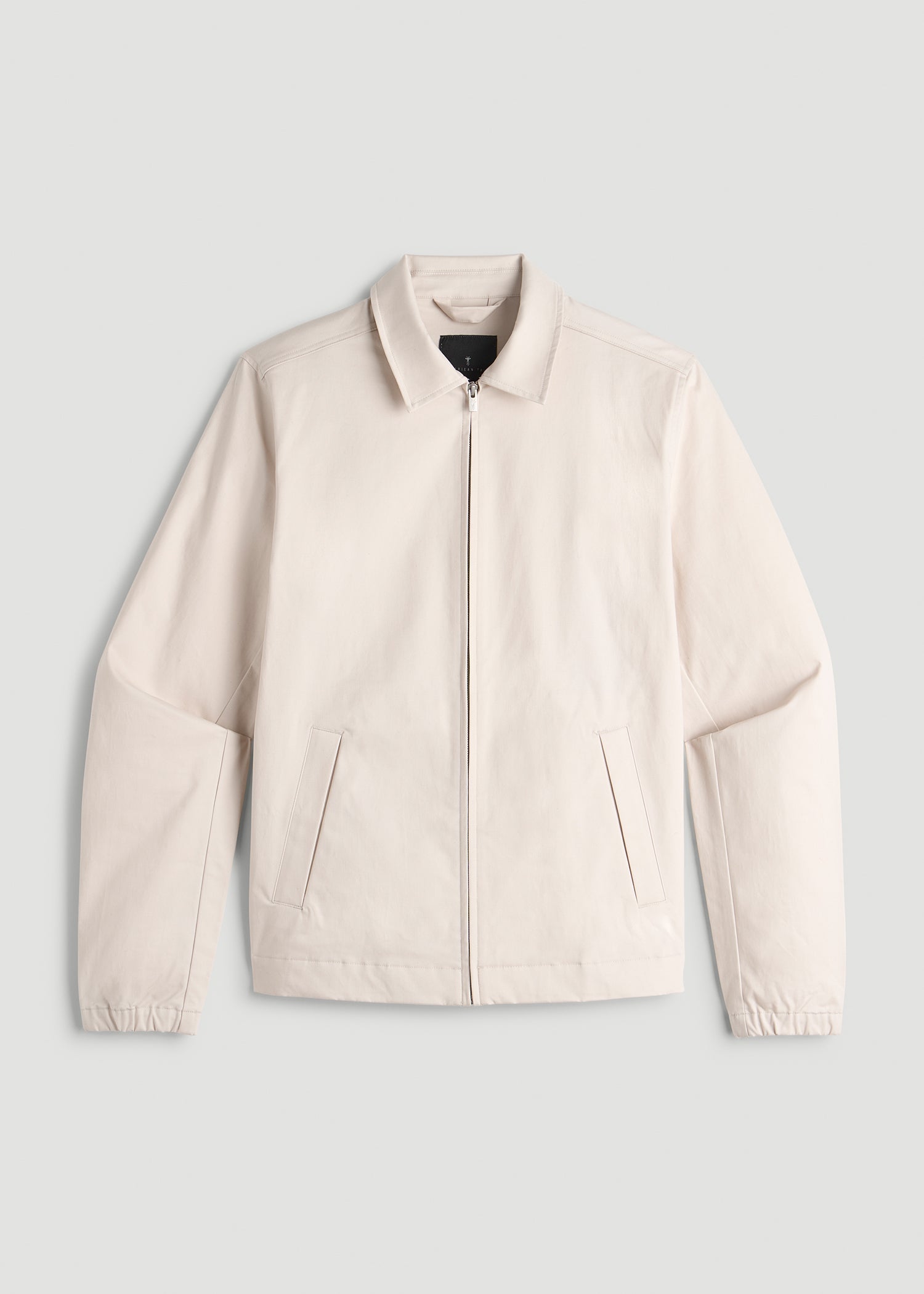 American Tall Outlet | Harrington Jacket for Tall Men in Crystal Sand