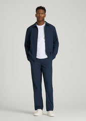 American Tall For Sale | Traveler Bomber Jacket for Tall Men in Navy Blue