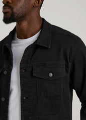 American Tall Online Shop | Classic Denim Jacket for Tall Men in Black