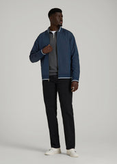 American Tall Online | A.T. Bomber Jacket for Tall Men in Navy