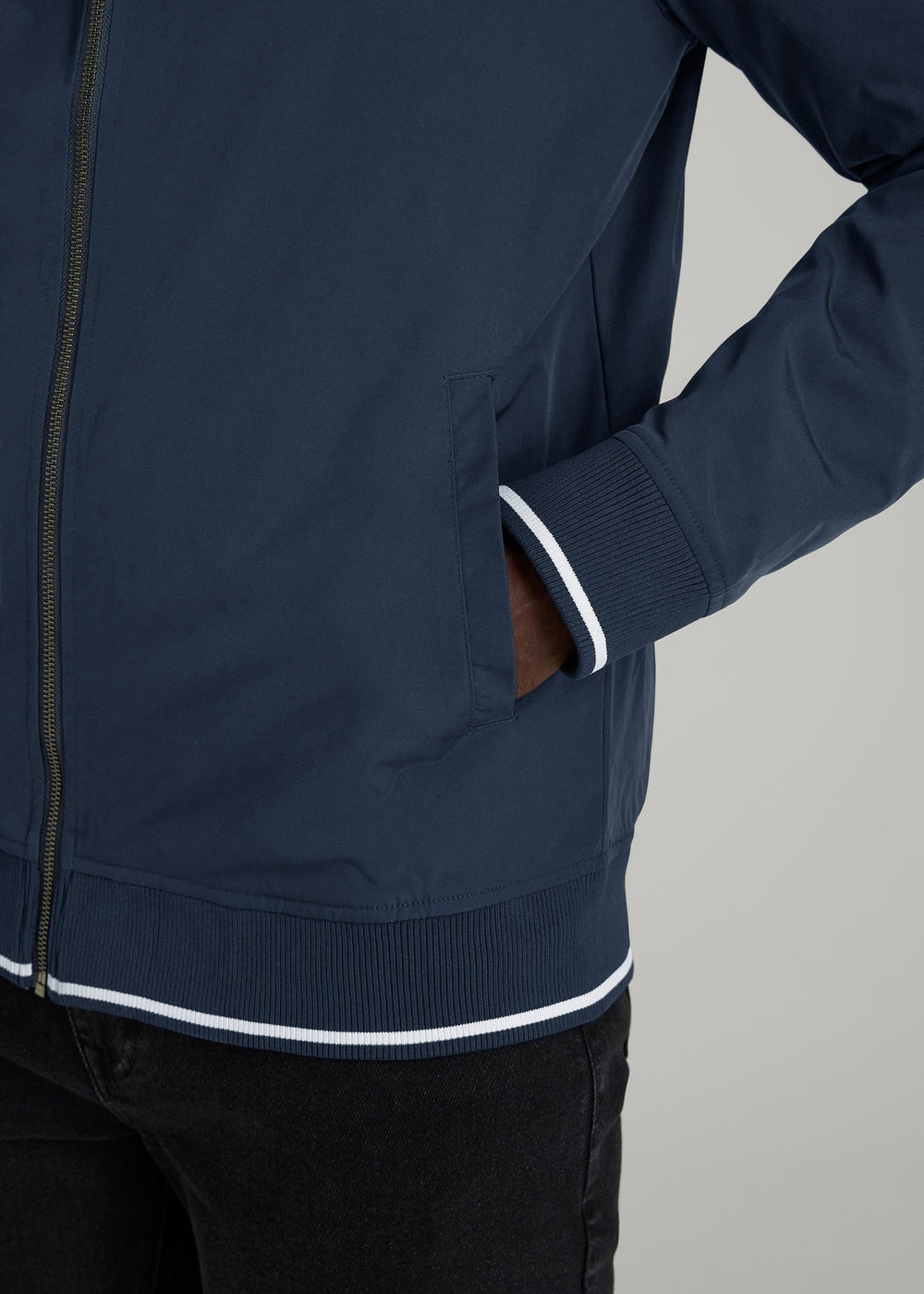 American Tall Online | A.T. Bomber Jacket for Tall Men in Navy