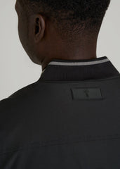 American Tall For Sale | A.T. Bomber Jacket for Tall Men in Black