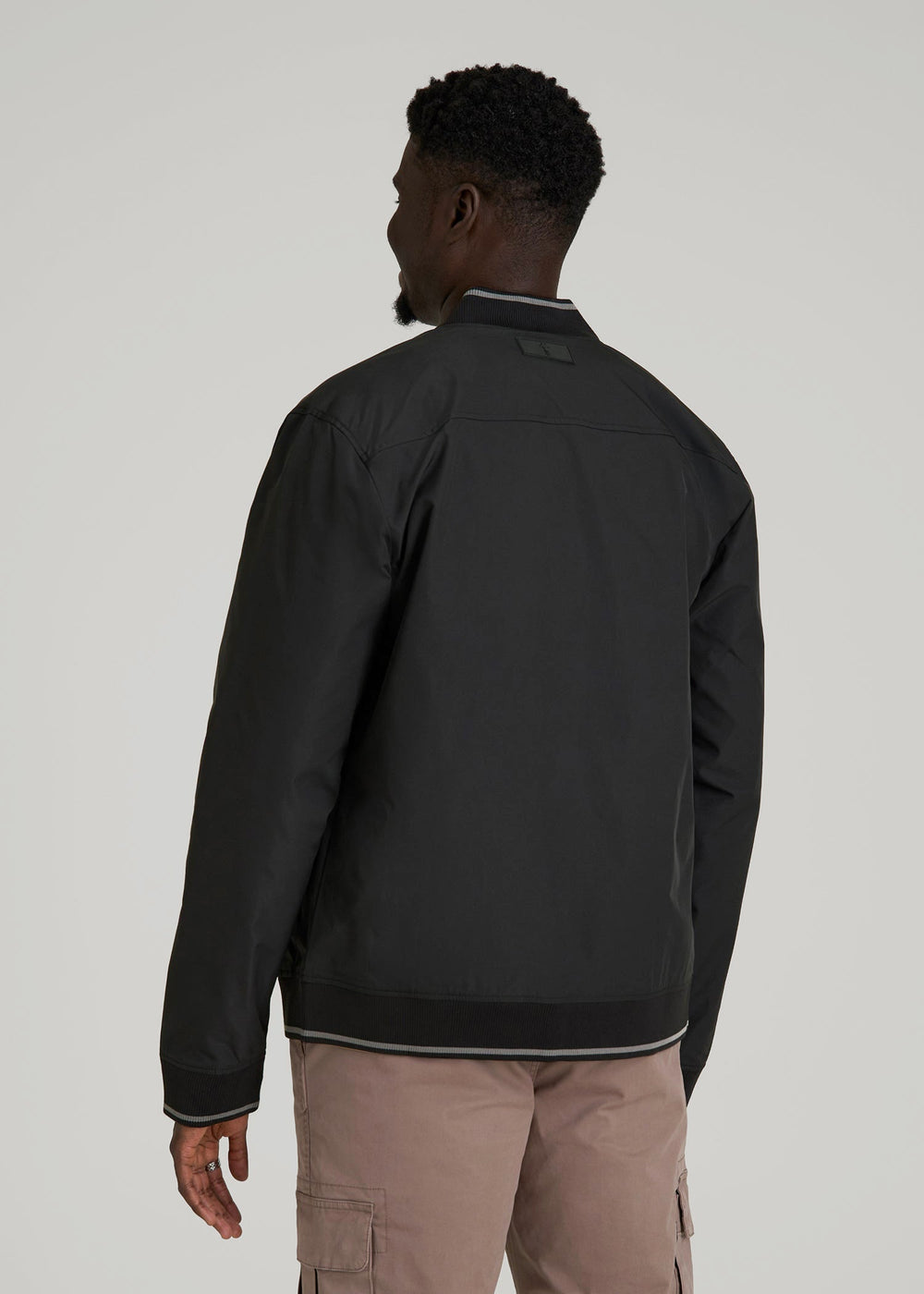 American Tall For Sale | A.T. Bomber Jacket for Tall Men in Black